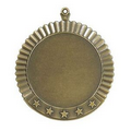Medal, "Insert Holder" Star - 2 3/4" Dia